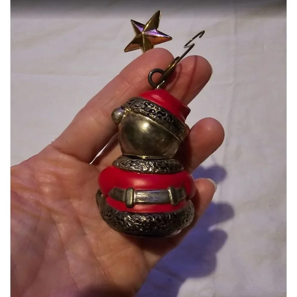 Teddy Bear Ornament Lenox Silver Plated 100th Anniversary Wish on a Star